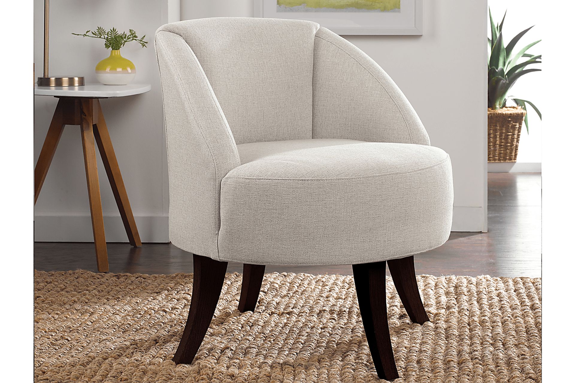 Emmorton Beige Accent Swivel Chair - Image 2