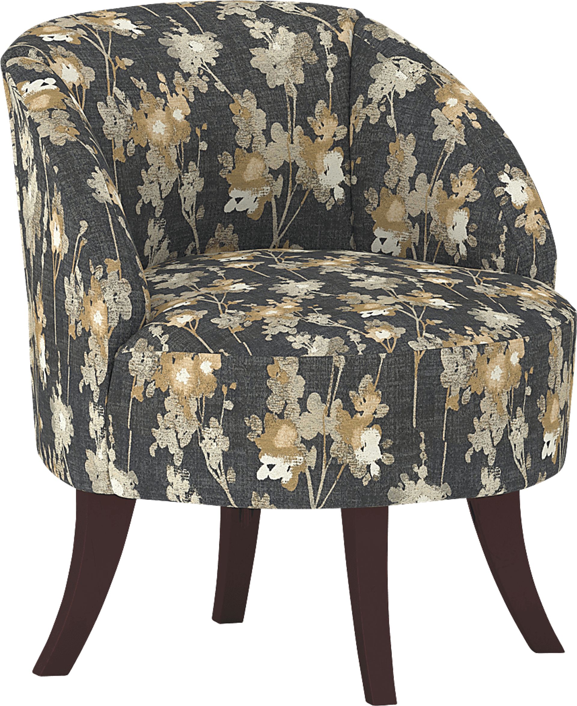 Emmorton Black Accent Swivel Chair - Image 1