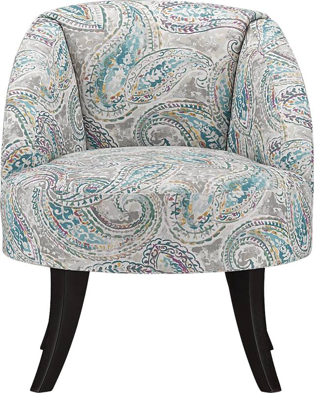 Emmorton Blue Accent Swivel Chair - Thumbnail - Image 2
