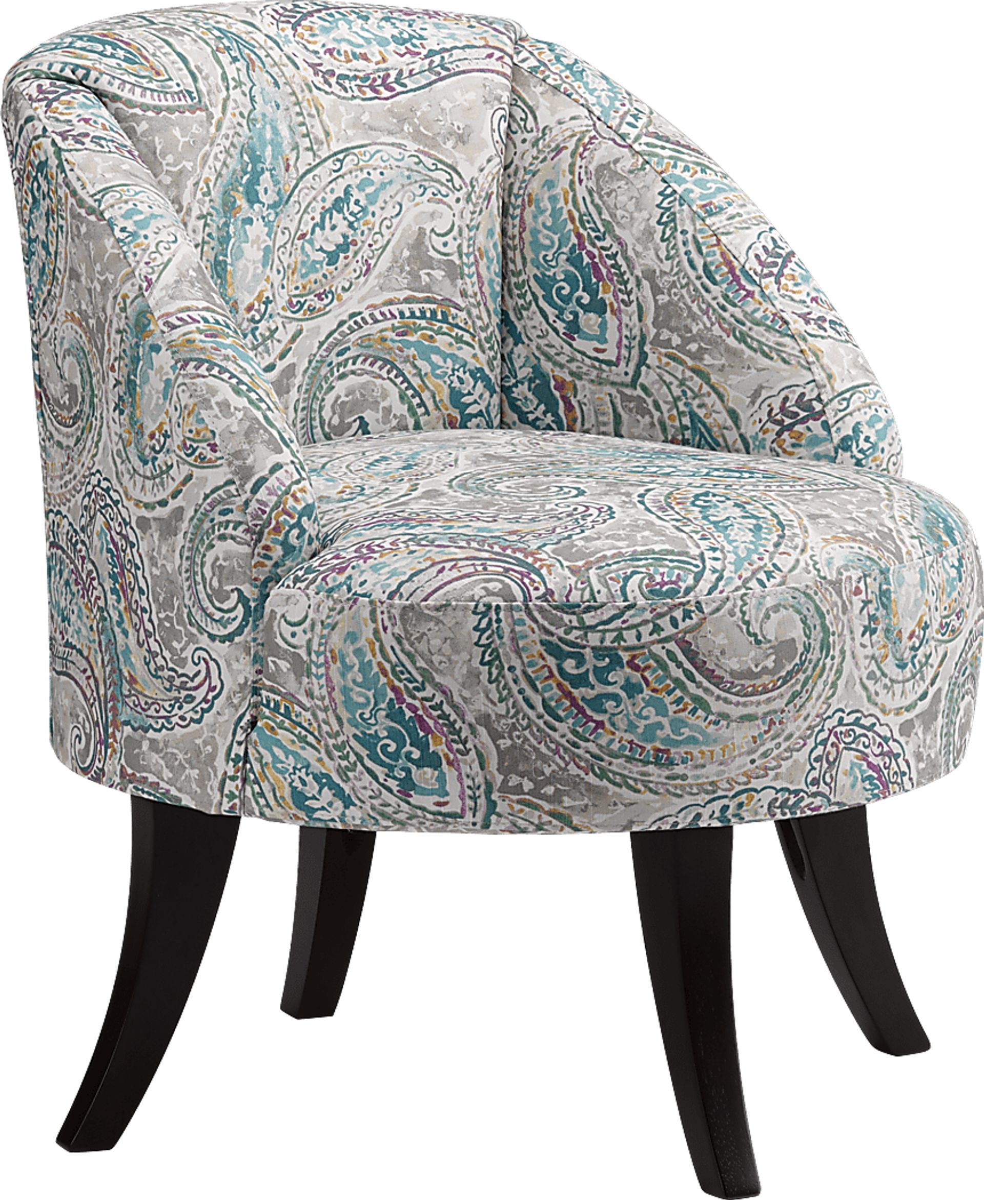 Emmorton Blue Accent Swivel Chair - Image 1