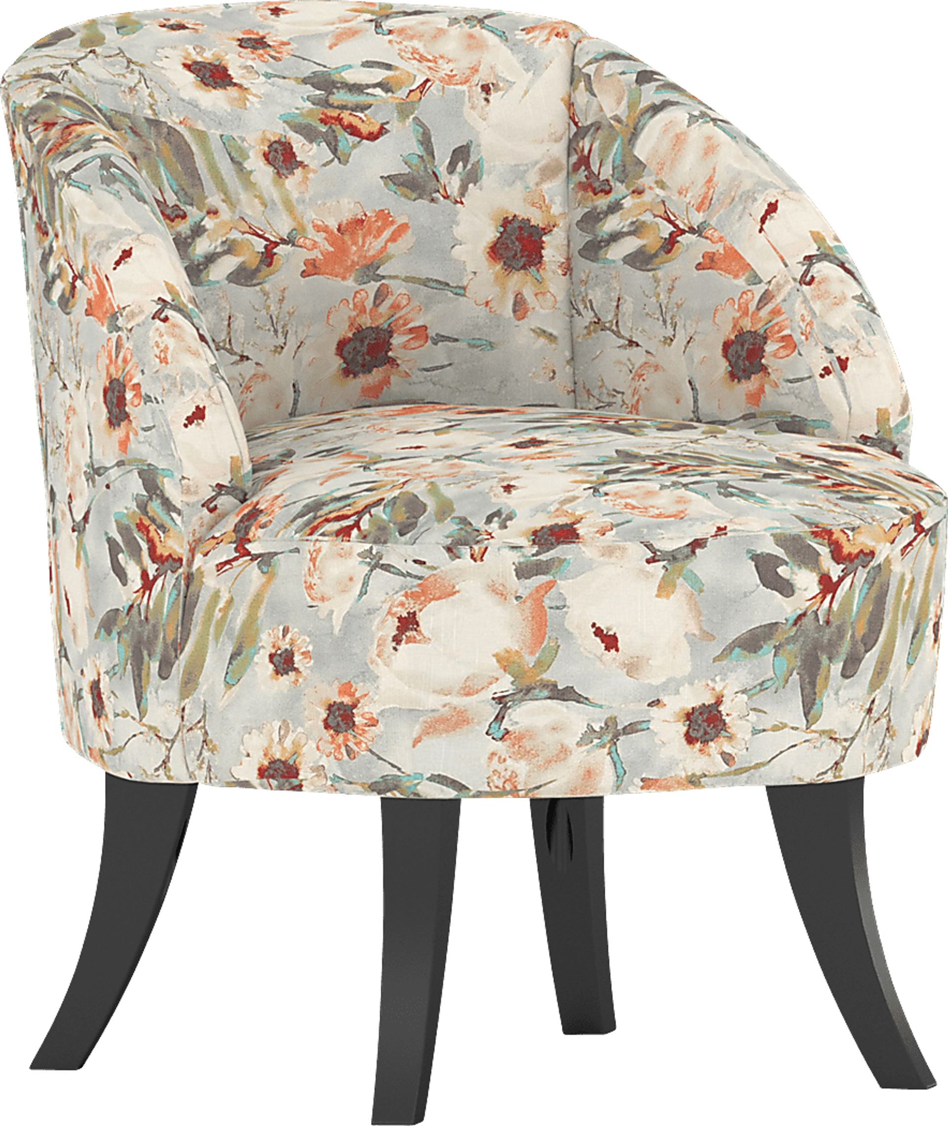 Emmorton Light Beige Accent Swivel Chair - Image 1