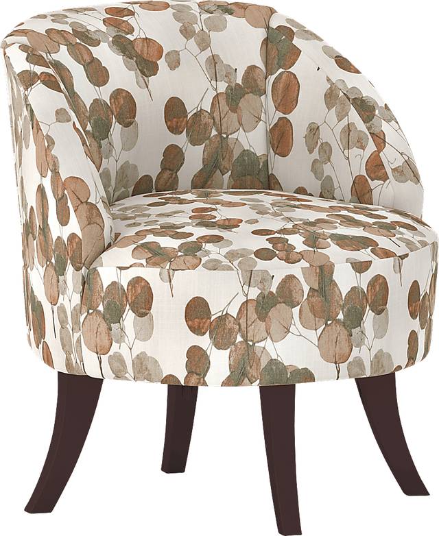 Emmorton Red Accent Swivel Chair - Thumbnail - Image 1