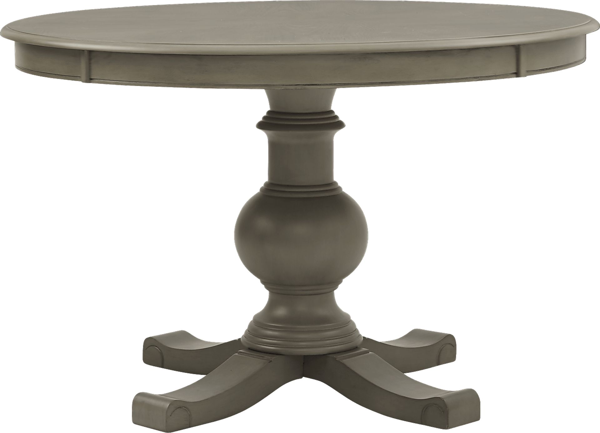 Emory Heights Gray Round Dining Table - Image 1