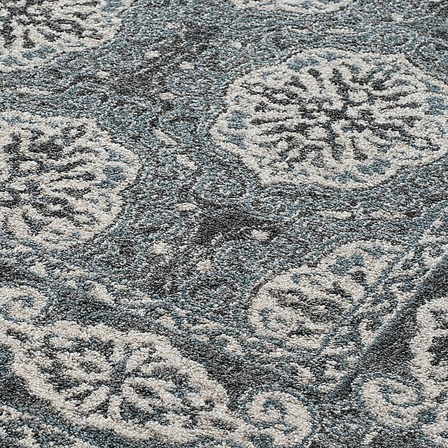 Emrawa Blue 7'9 x 9'9 Rug - Thumbnail - Image 3