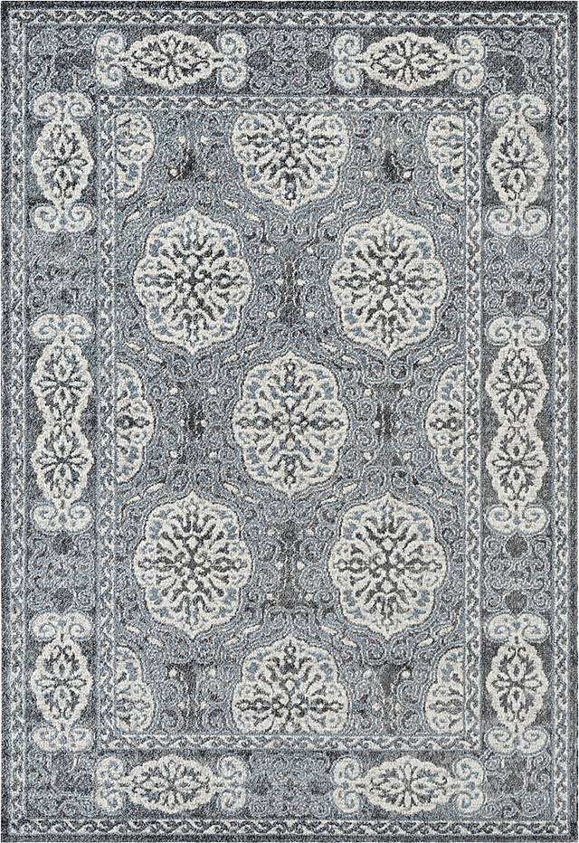 Emrawa Blue 7'9 x 9'9 Rug - Thumbnail - Image 1