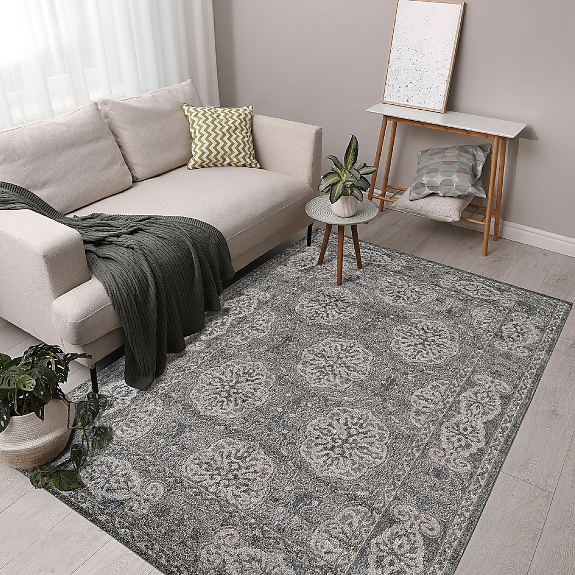 Emrawa Brown 7'9 x 9'9 Rug - Image 2