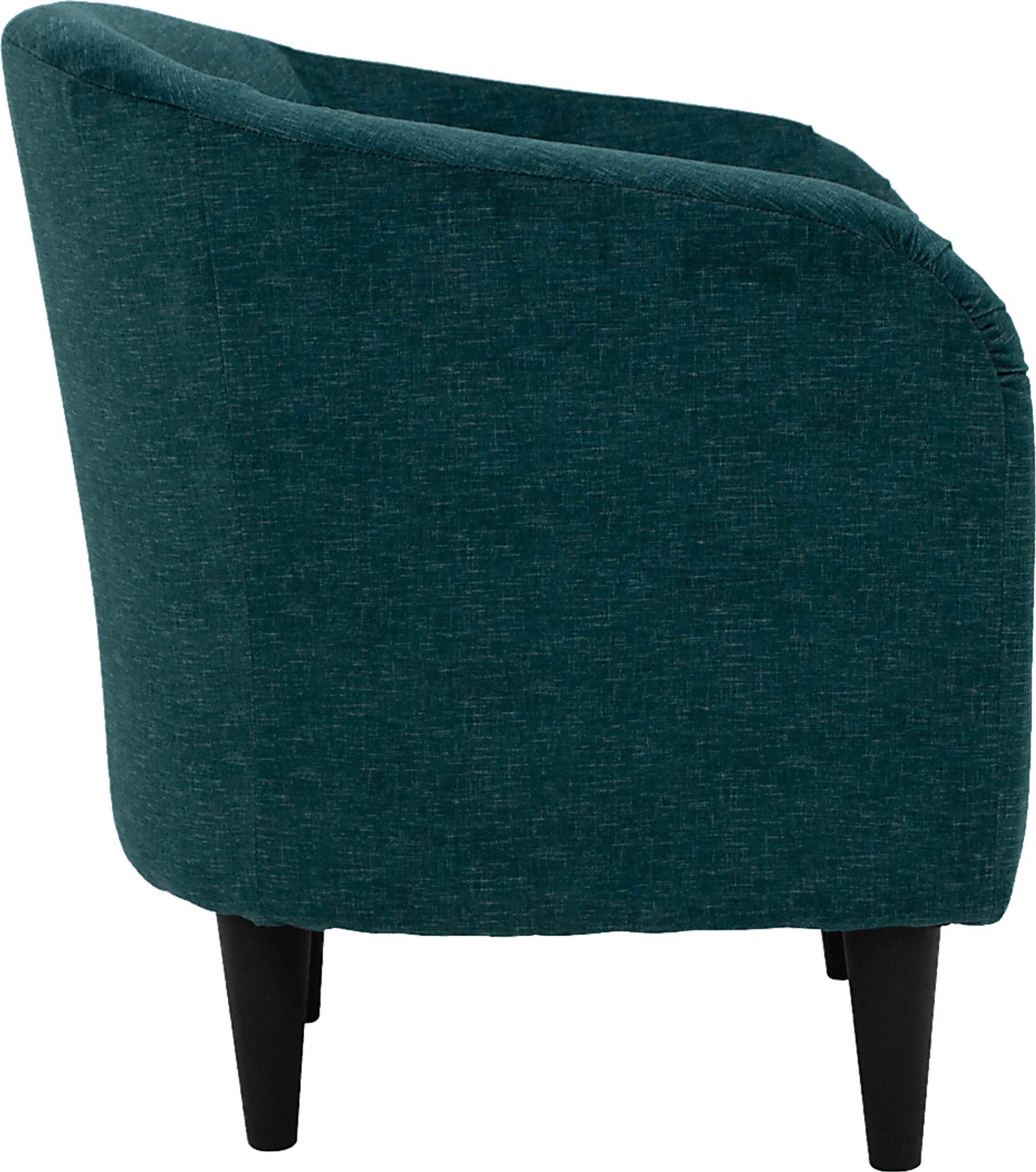Emsabit Teal Accent Chair - Image 4