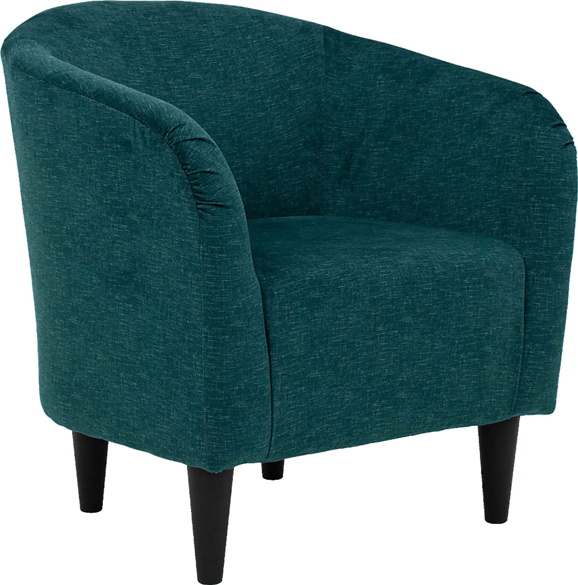 Emsabit Teal Accent Chair - Image 1
