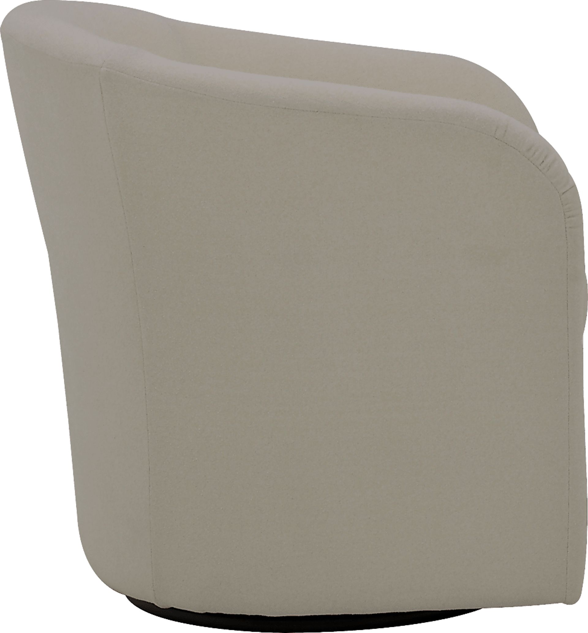 Emsabit I Cream Swivel Accent Chair - Image 4