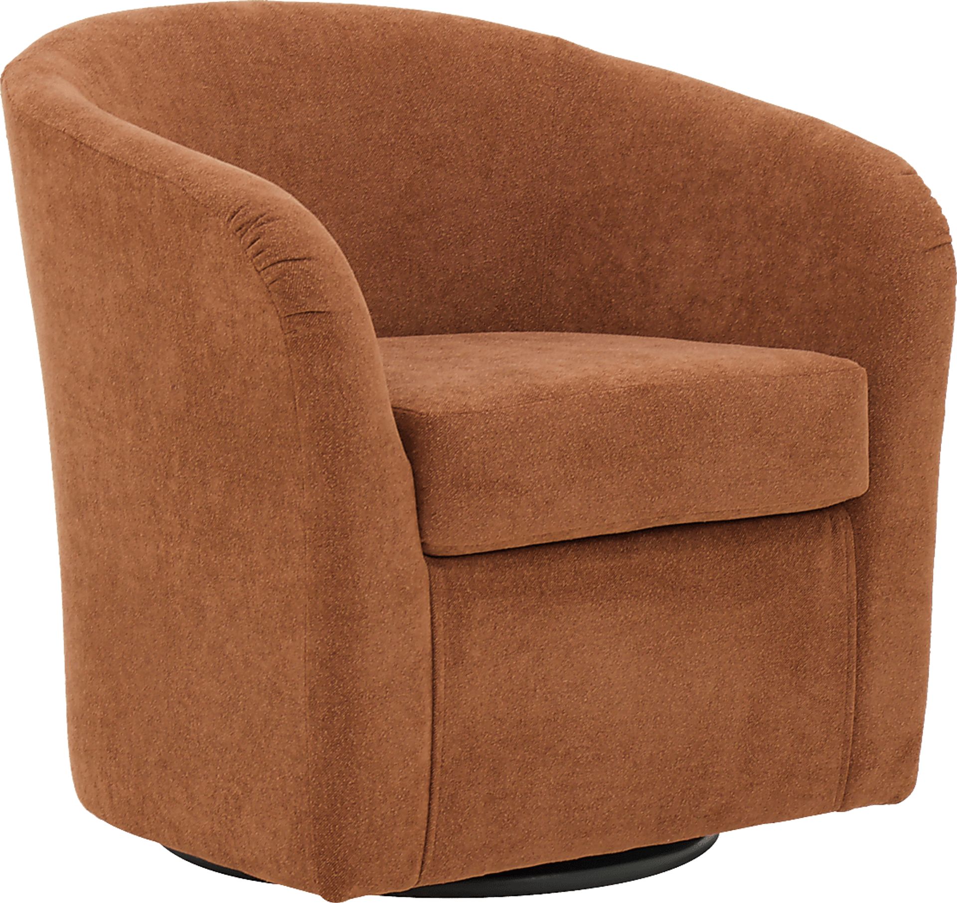 Emsabit I Red Swivel Accent Chair - Image 1