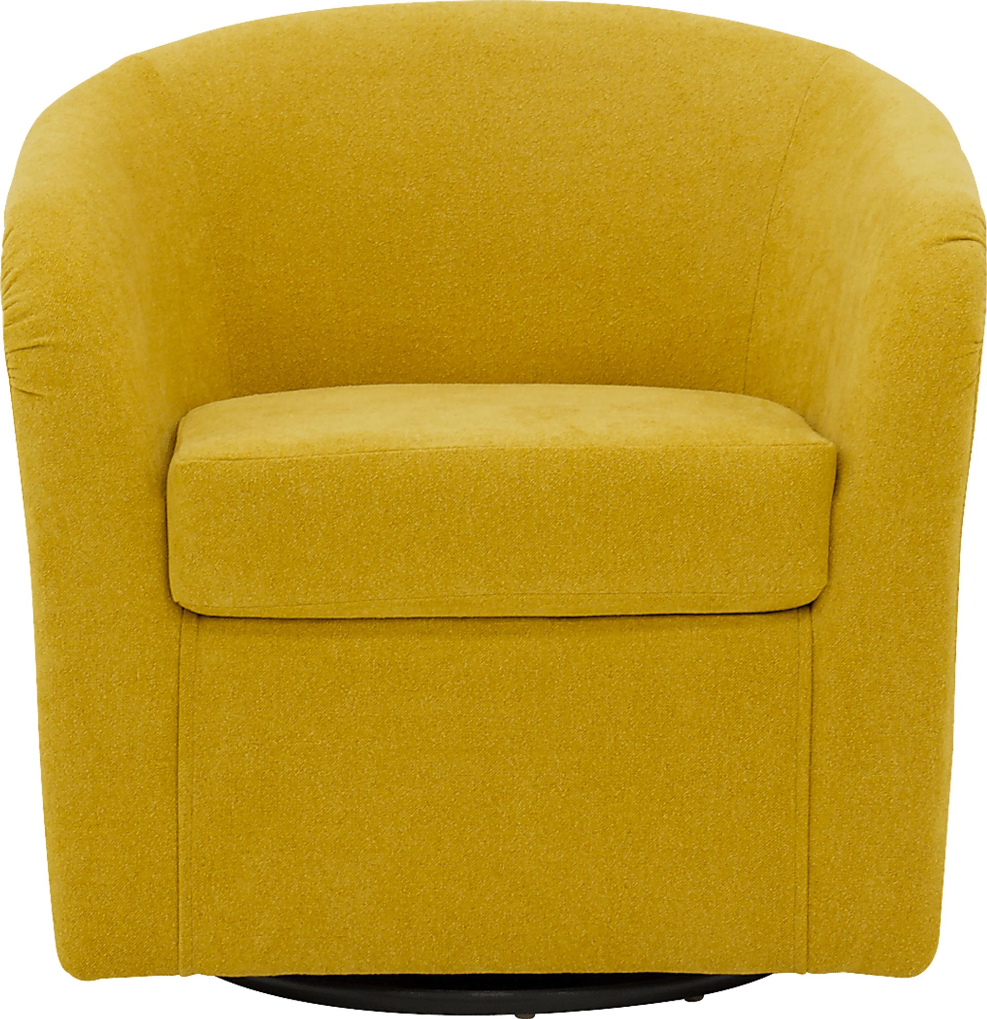 Emsabit I Yellow Swivel Accent Chair - Image 2
