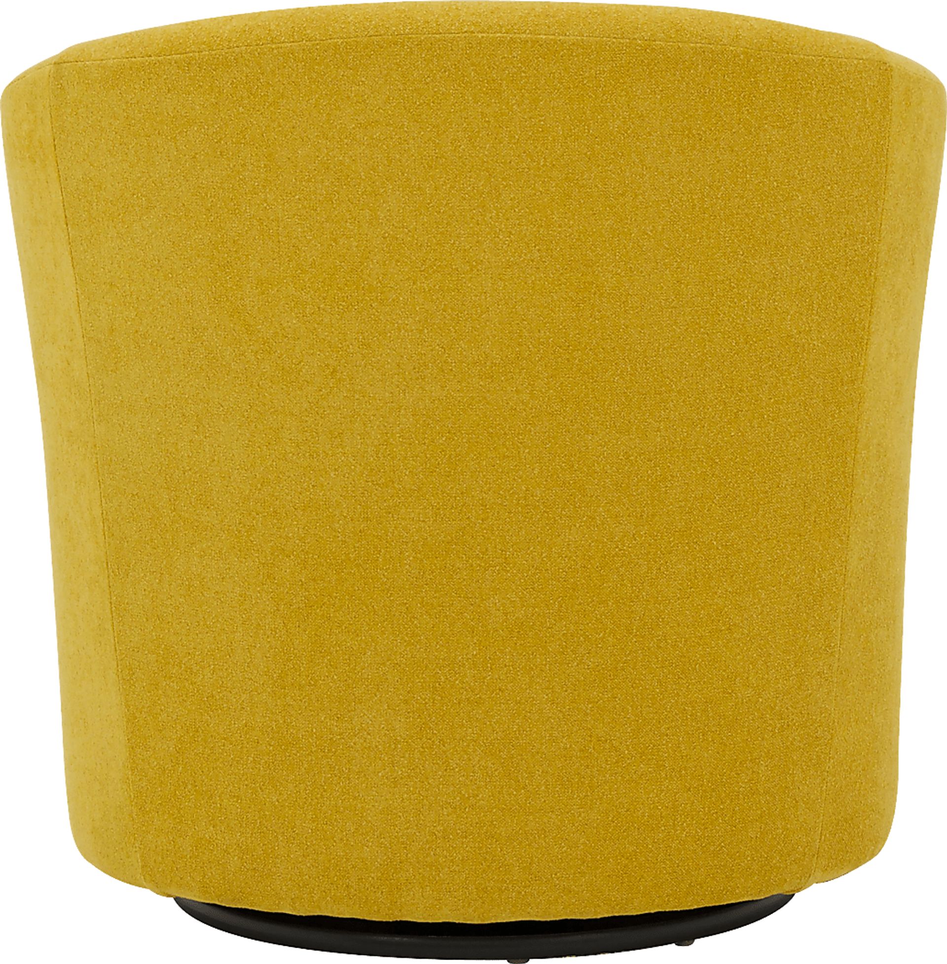 Emsabit I Yellow Swivel Accent Chair - Image 3