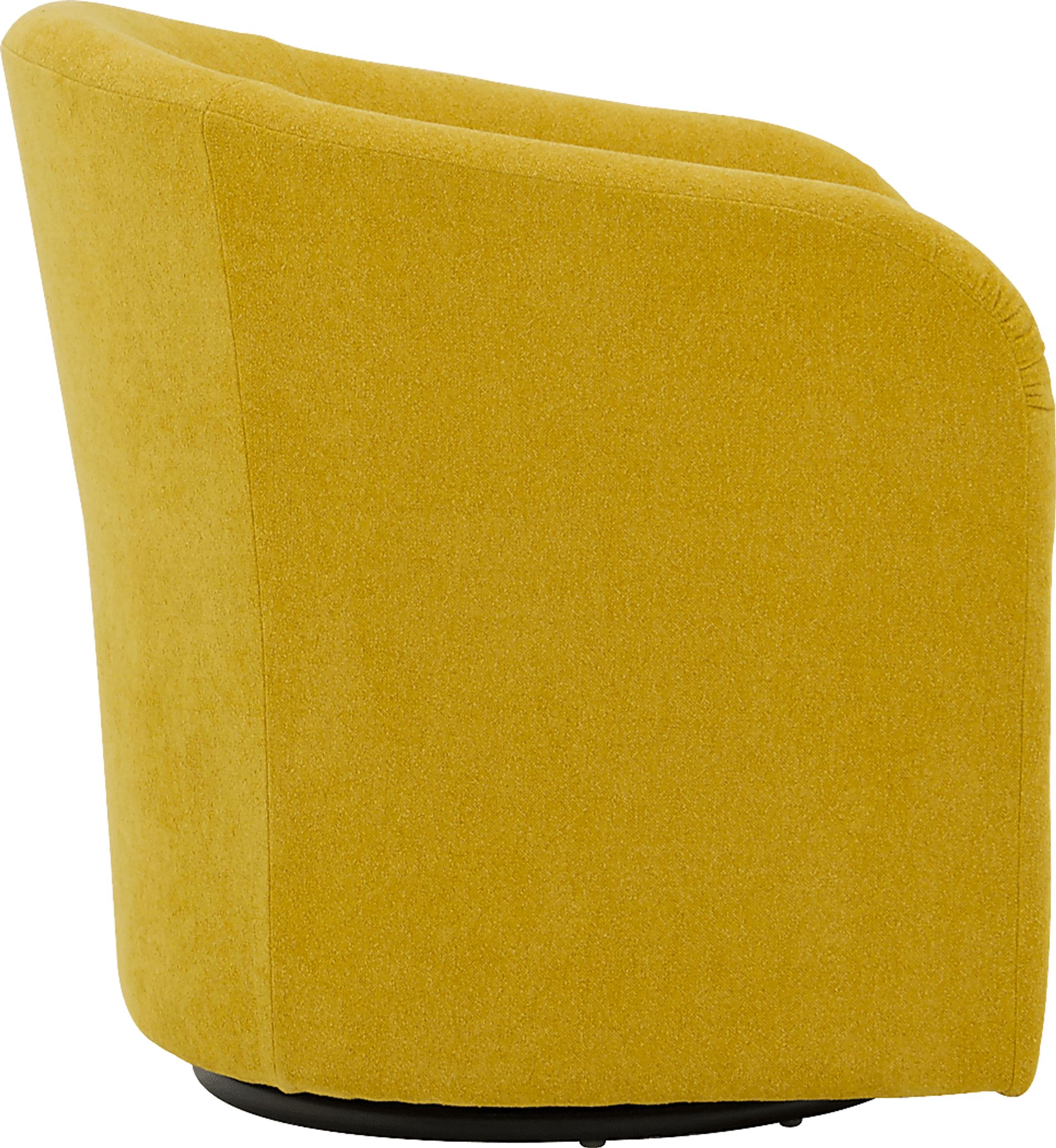 Emsabit I Yellow Swivel Accent Chair - Image 4