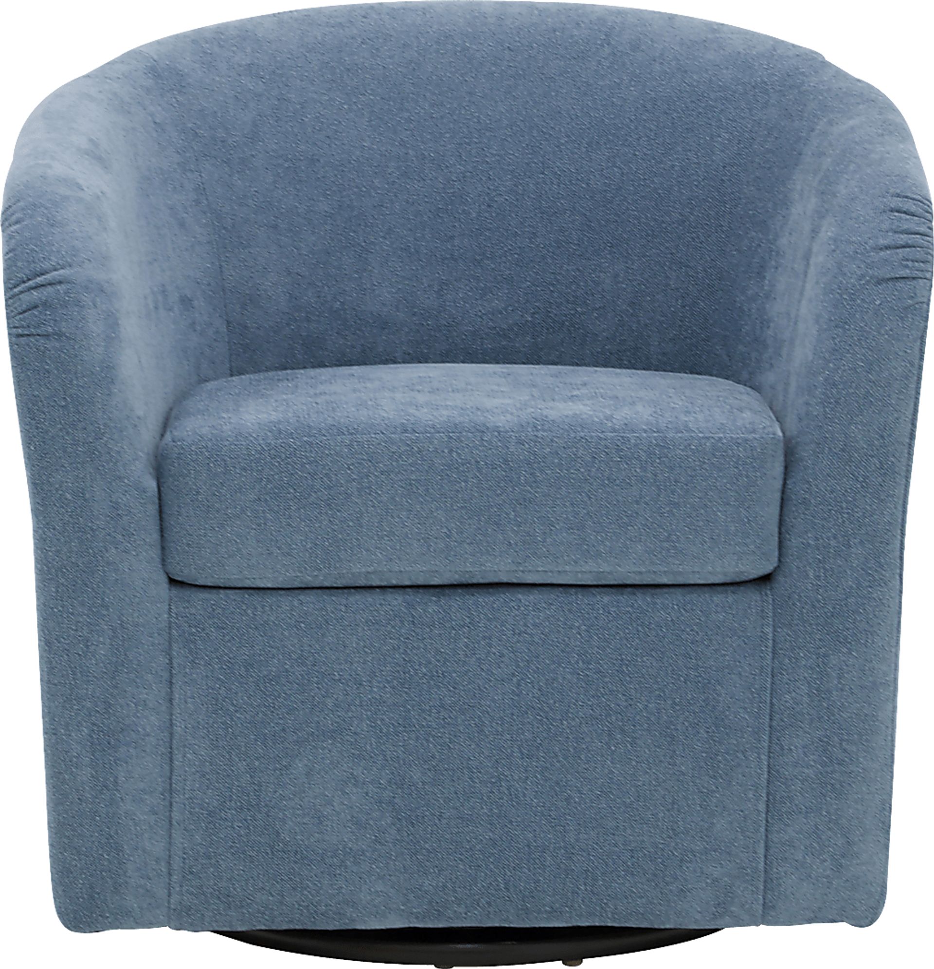 Emsabit I Light Blue Swivel Accent Chair - Image 2