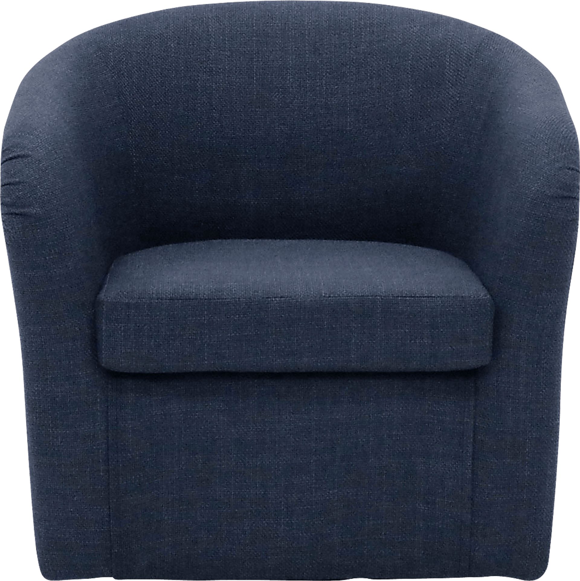 Emsabit I Blue Swivel Accent Chair - Image 1