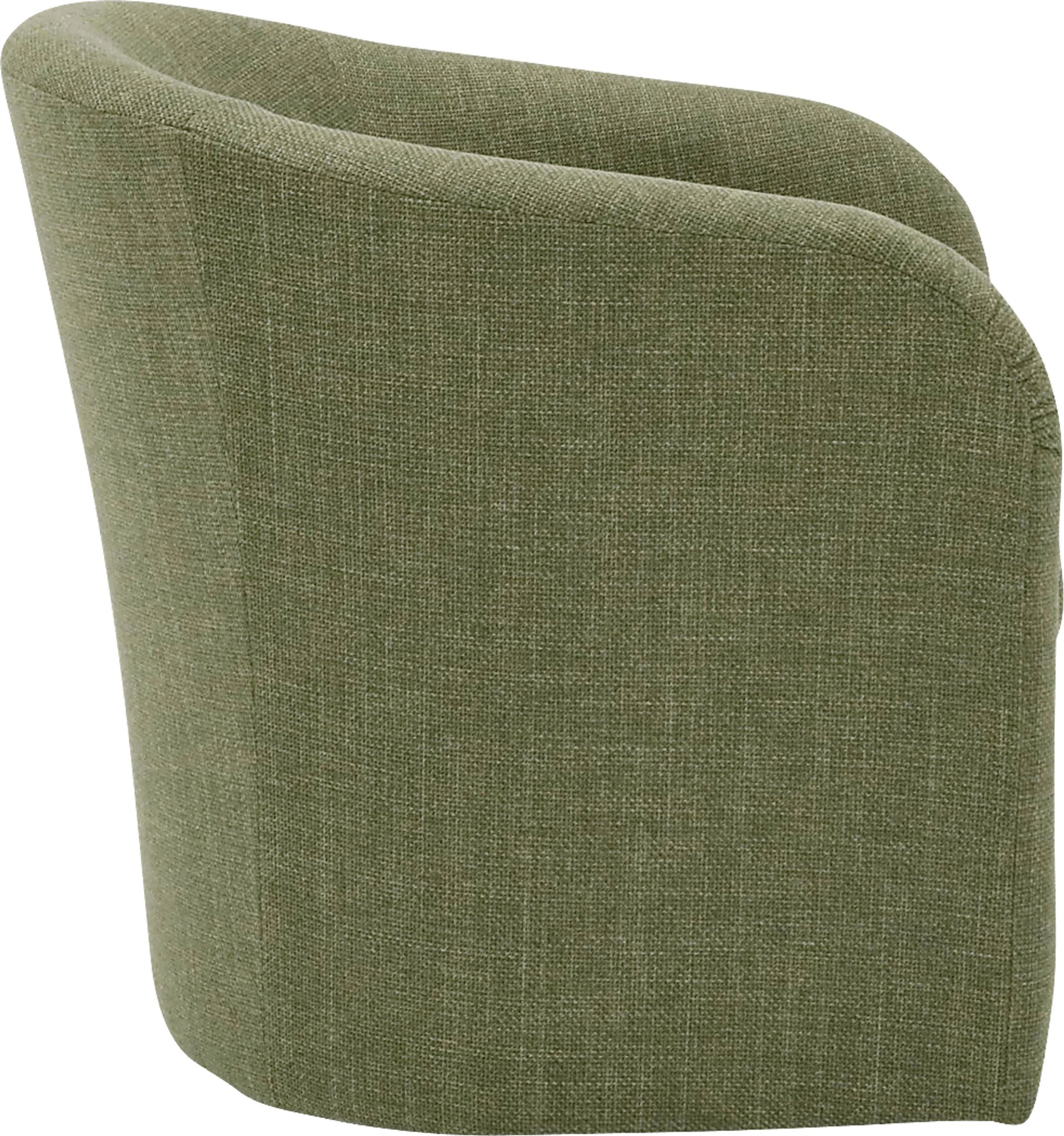 Emsabit I Green Swivel Accent Chair - Image 4