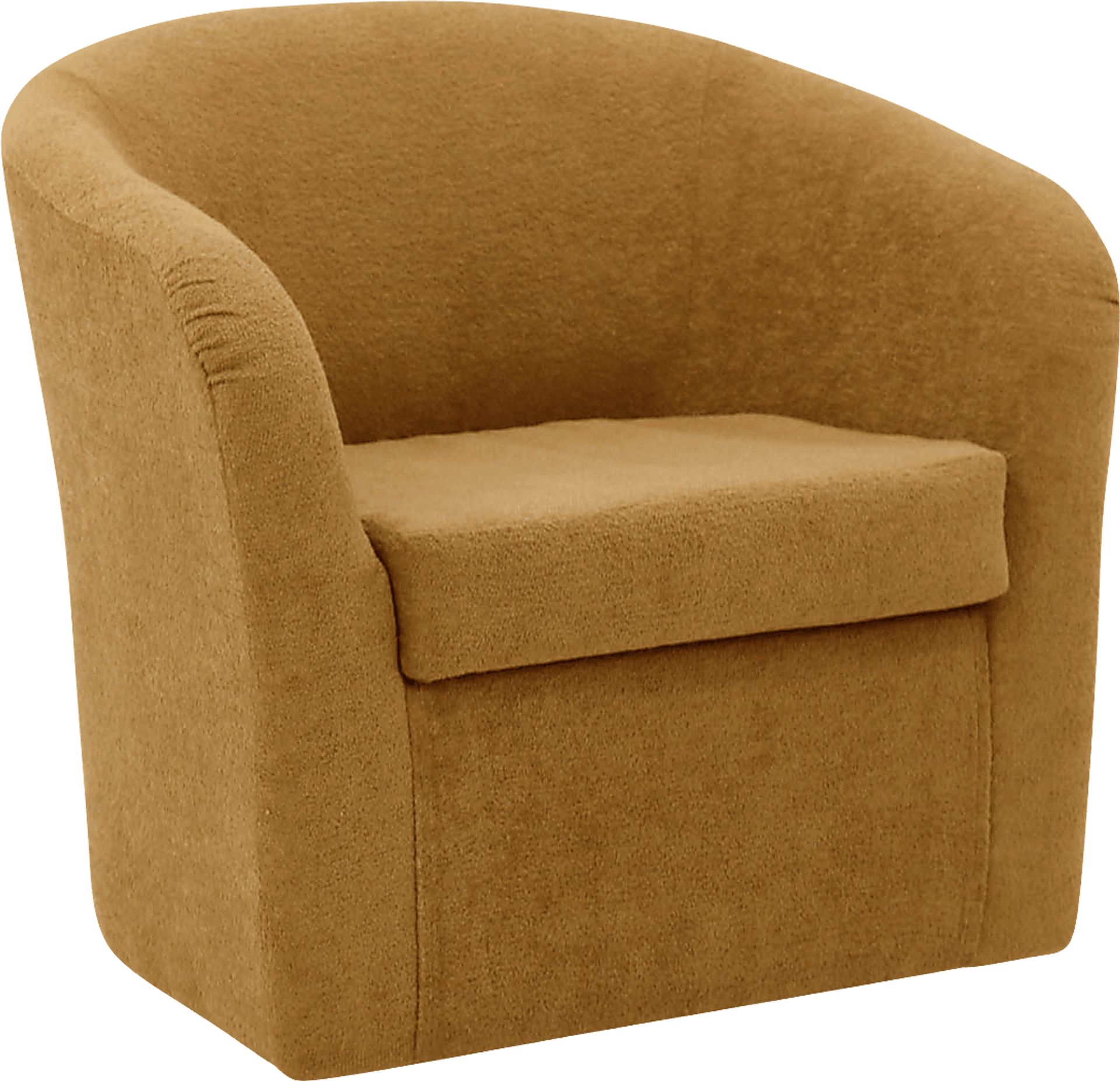 Emsabit I Orange Swivel Accent Chair - Image 3