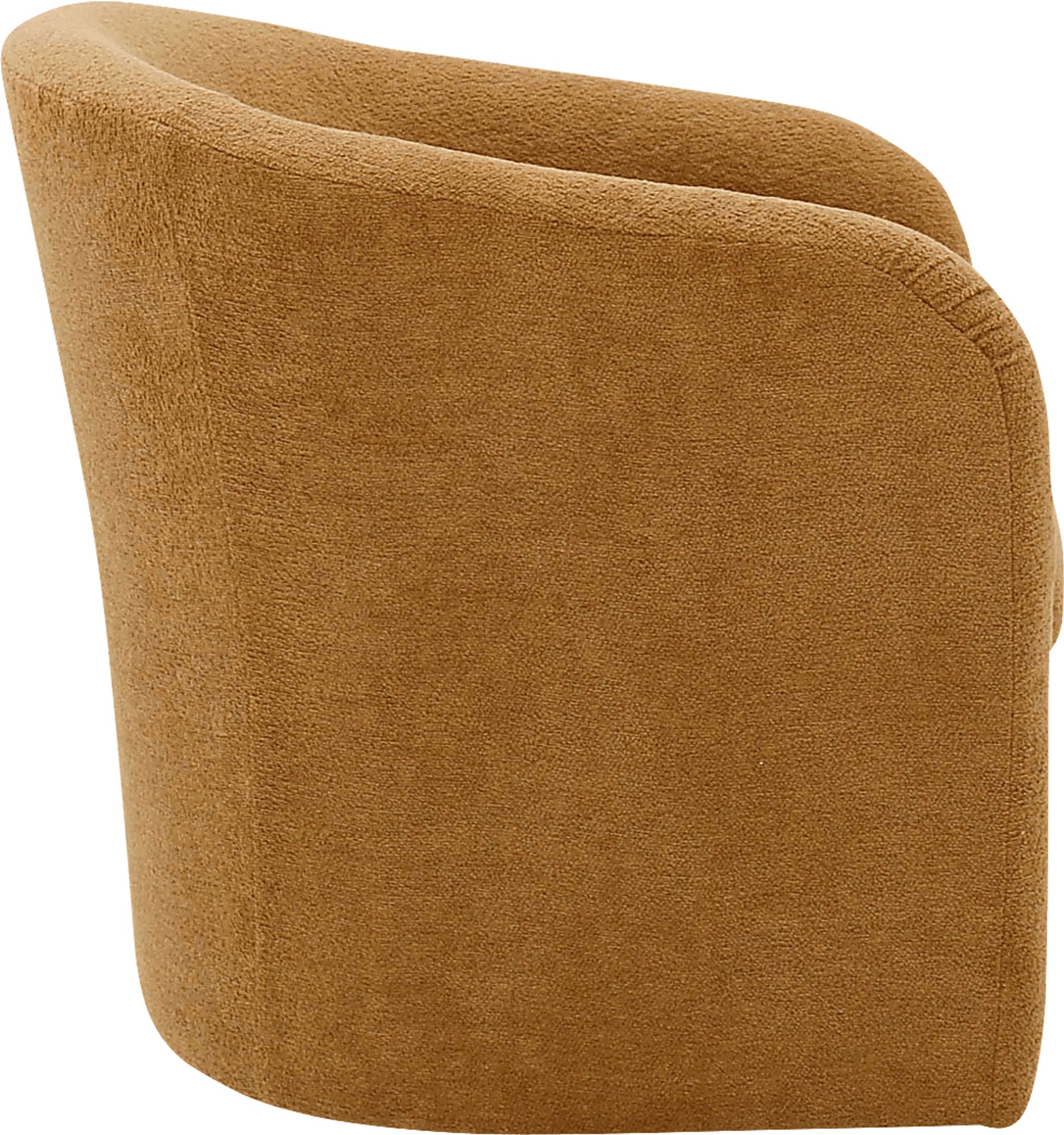 Emsabit I Orange Swivel Accent Chair - Image 4