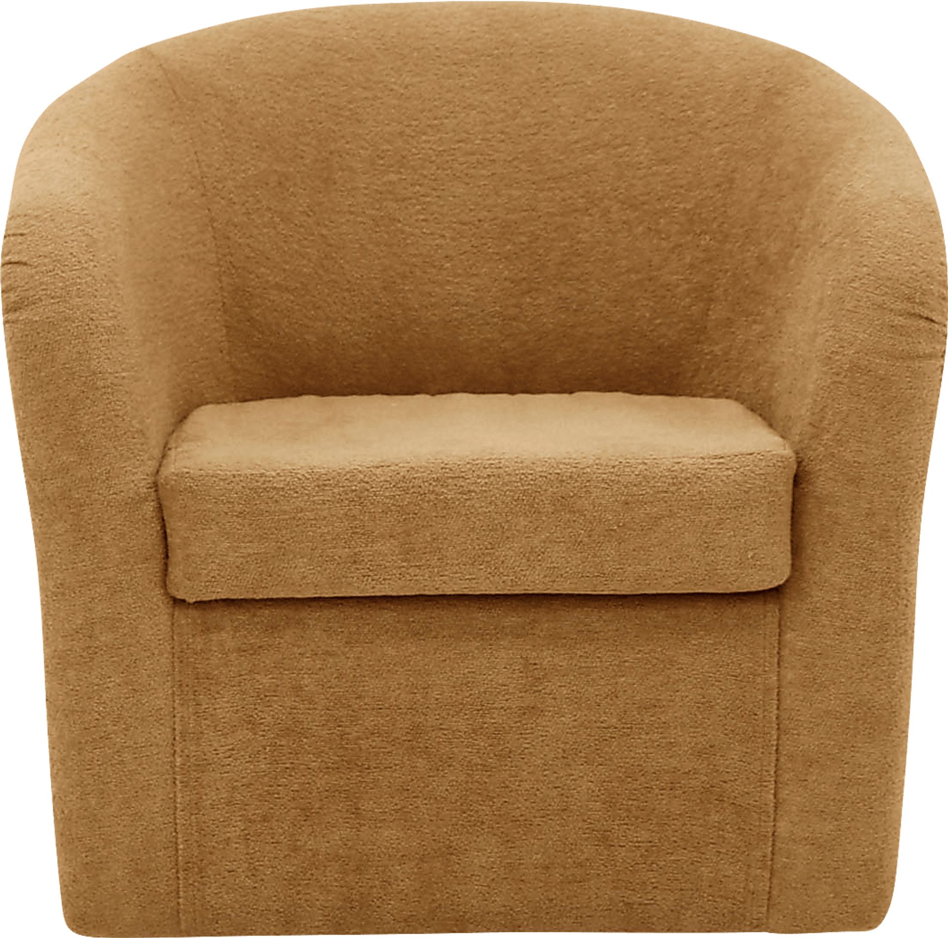 Emsabit I Orange Swivel Accent Chair - Image 1