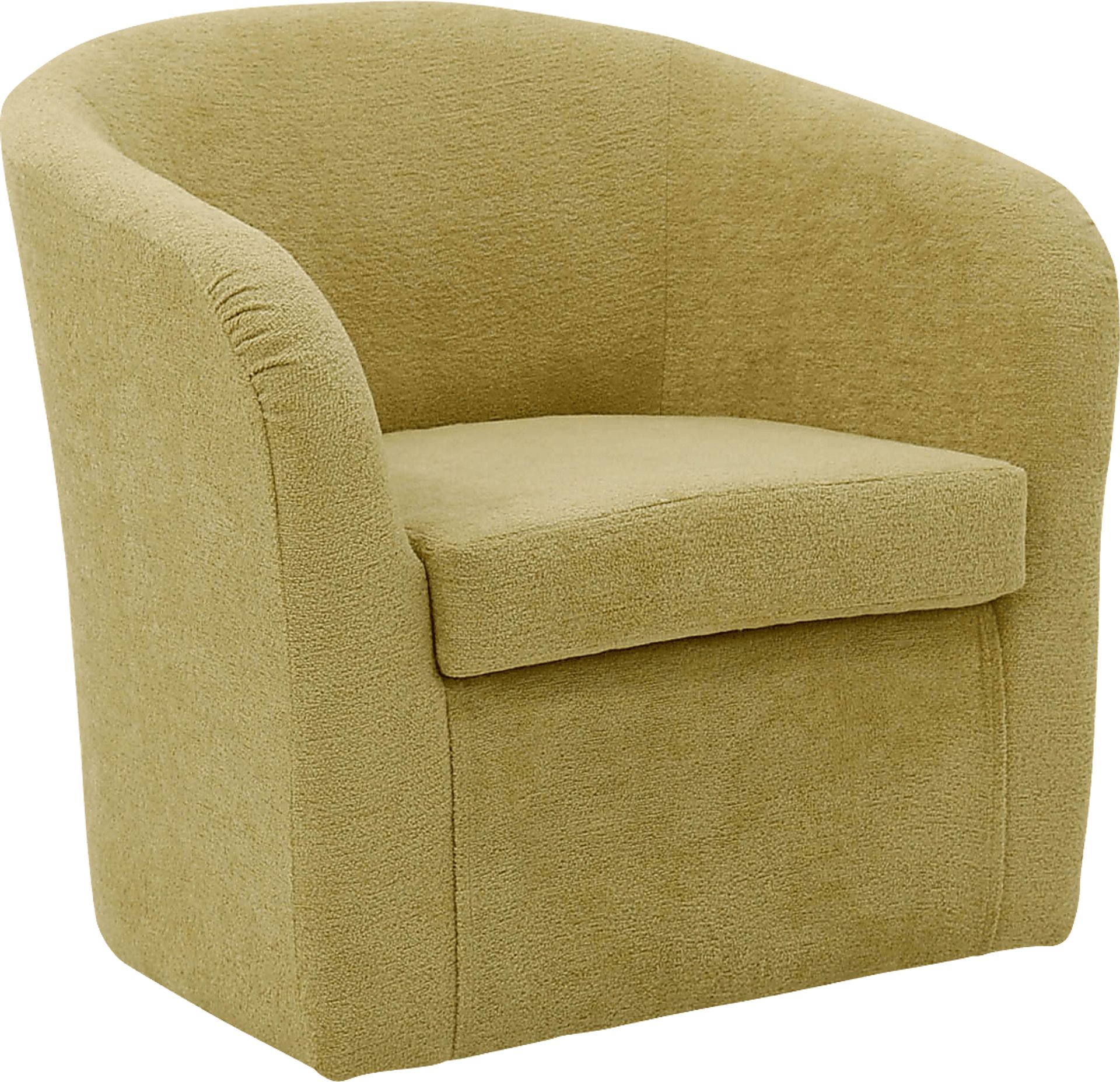 Emsabit I Yellow Swivel Accent Chair - Image 2