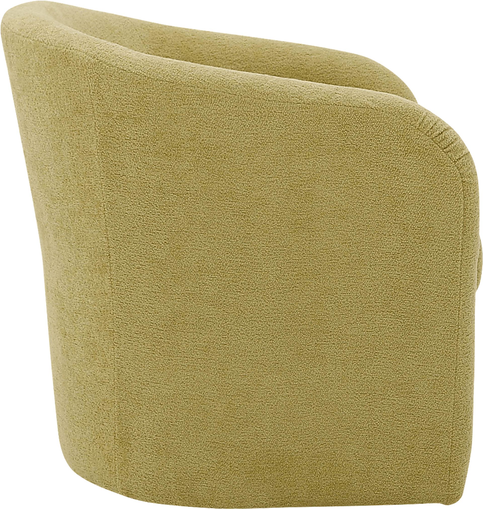 Emsabit I Yellow Swivel Accent Chair - Image 3