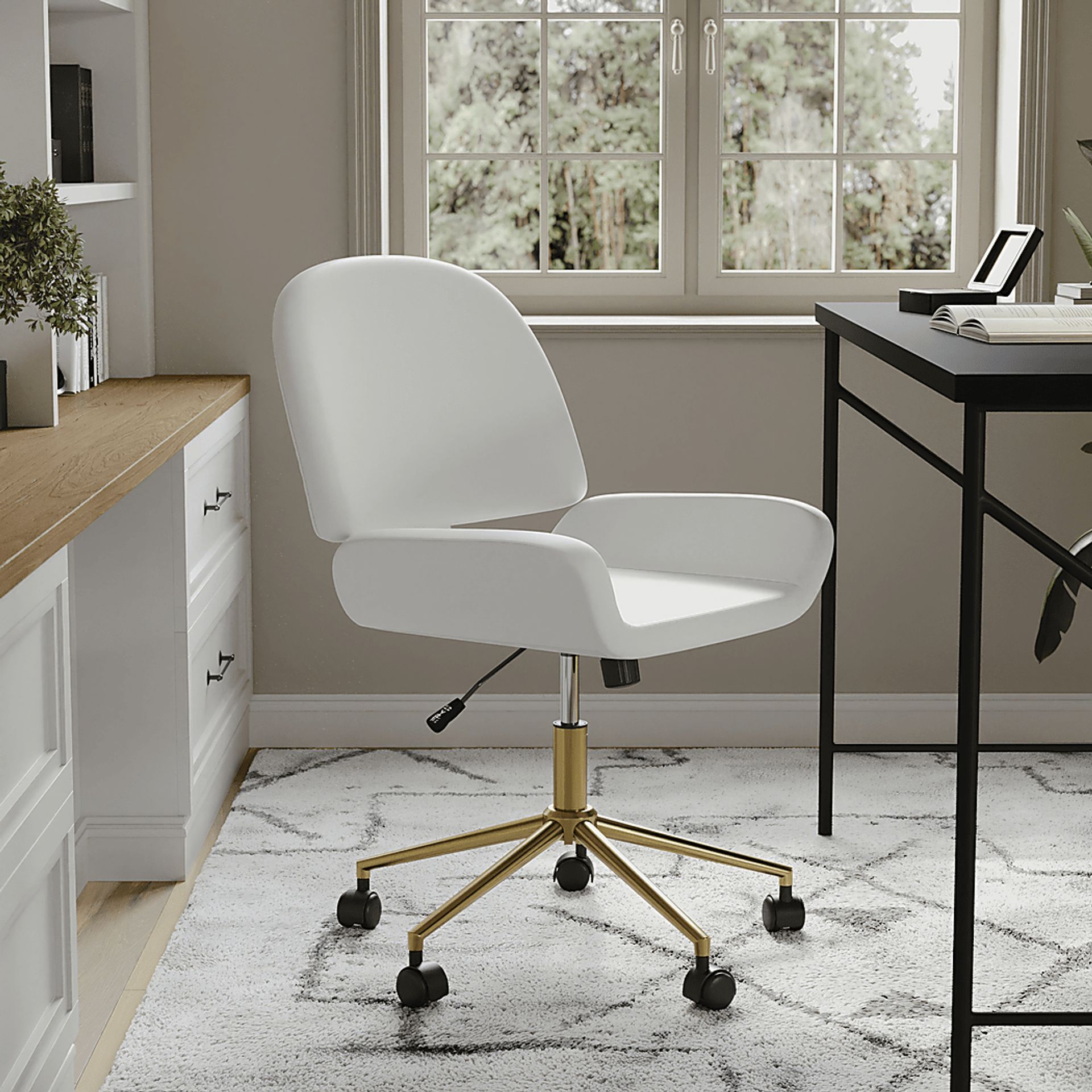 Emshoff White Office Chair - Image 2