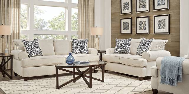 Emsworth Beige 8 Pc Living Room - Thumbnail - Image 1