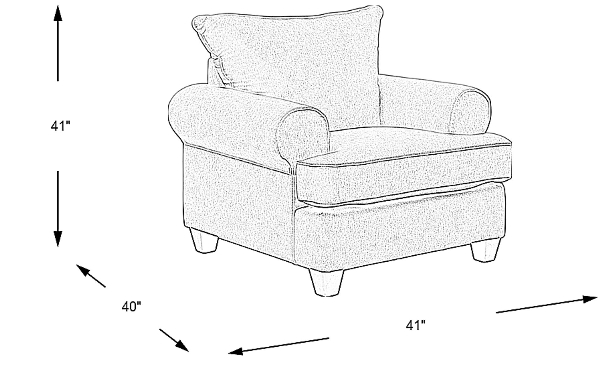 Dimension Image. Please refer to the Dimension Tab on this page for dimension details.