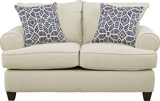 Emsworth Beige Loveseat - Thumbnail - Image 1