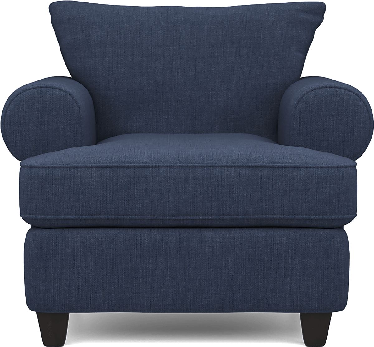 Emsworth Navy Blue Textured Chair | Rooms to Go