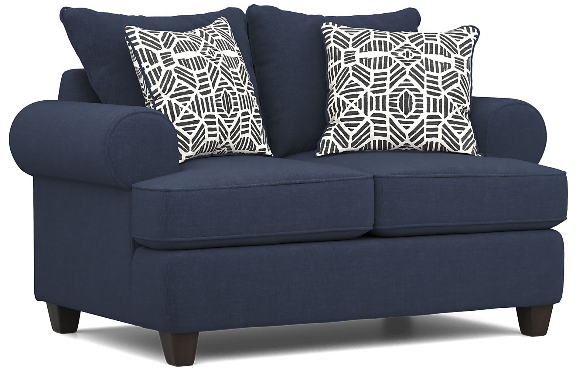 Emsworth Navy Loveseat - Image 3