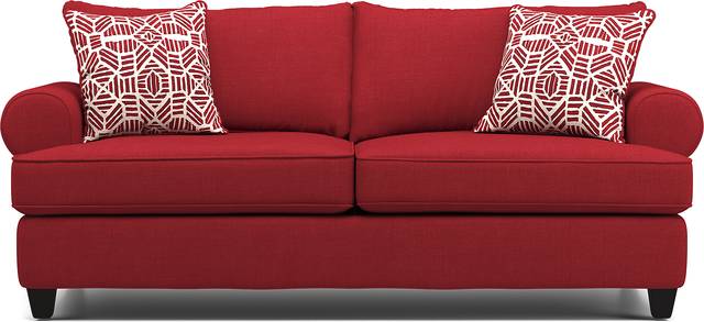Emsworth Scarlet Gel Foam Sleeper - Thumbnail - Image 1