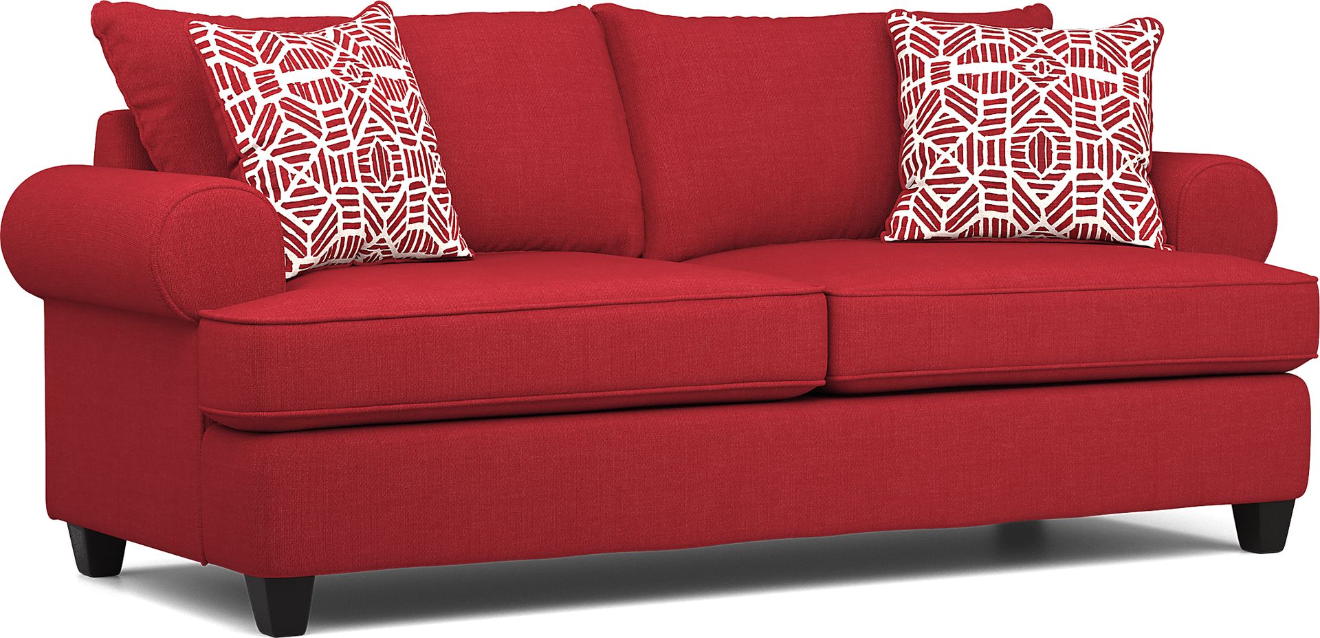 Emsworth Scarlet 2 Pc Living Room with Sleeper Sofa - Image 3