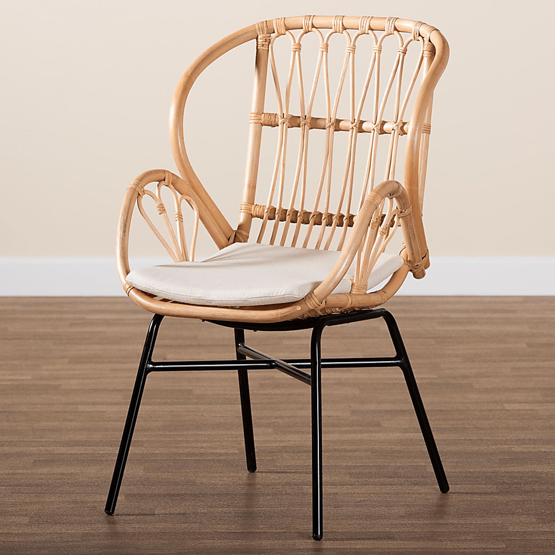 Enadia Brown Arm Chair - Image 8