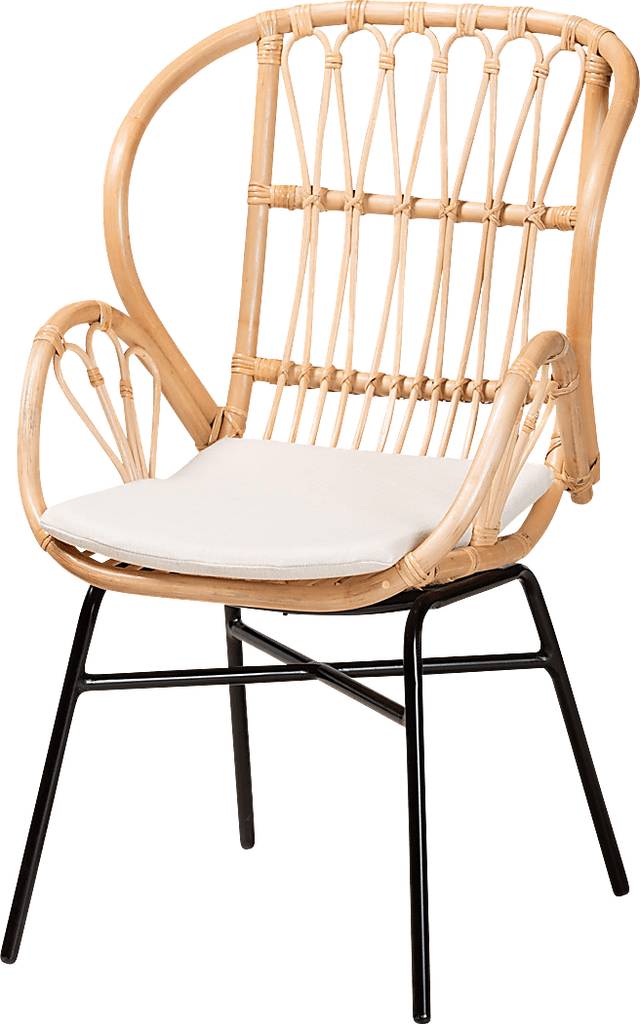 Enadia Brown Arm Chair - Thumbnail - Image 1