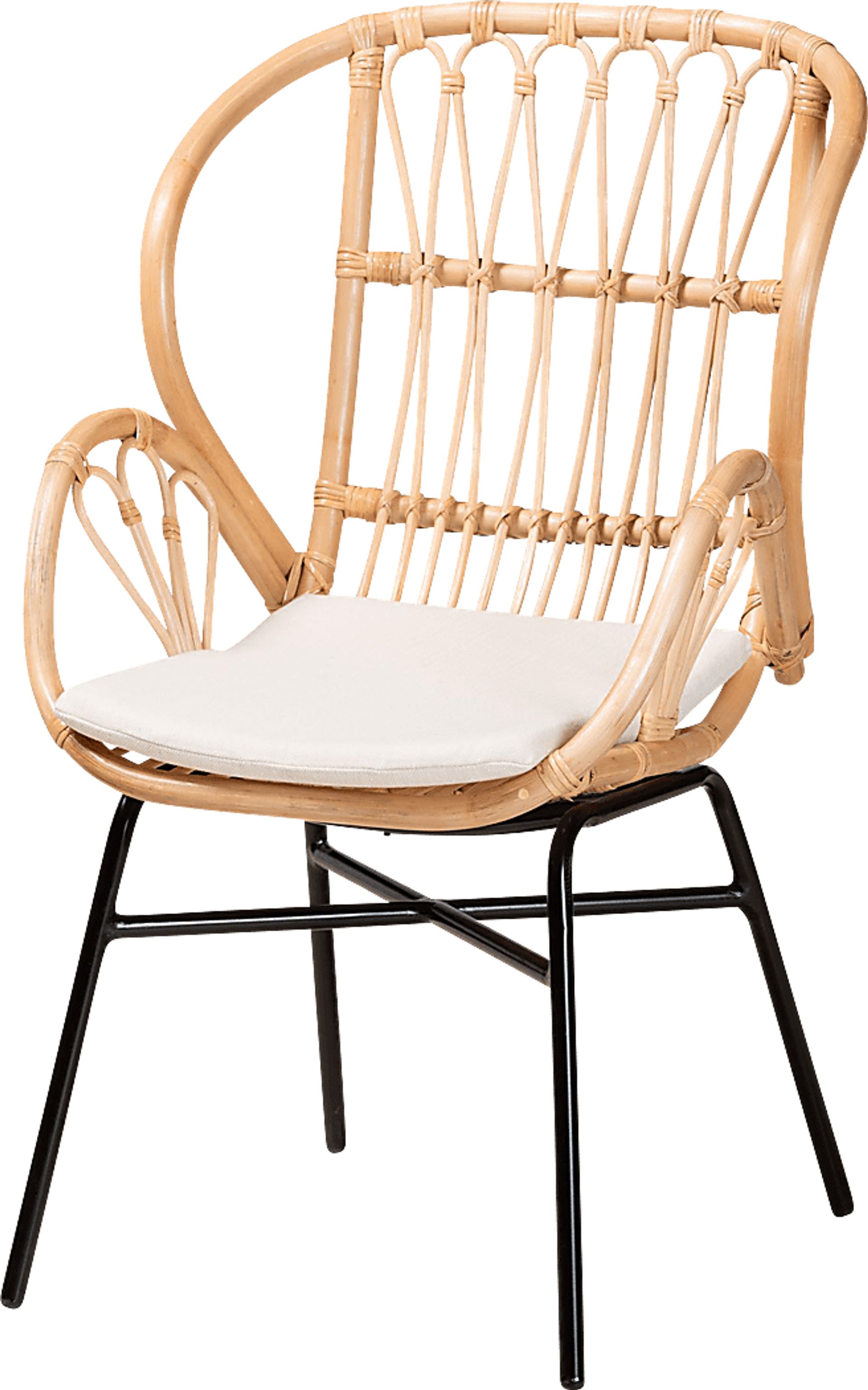 Enadia Brown Arm Chair - Image 1