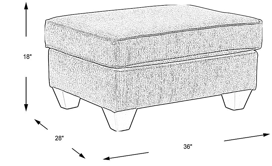 Enchanted Meadow Hydra Ottoman - Rooms To Go