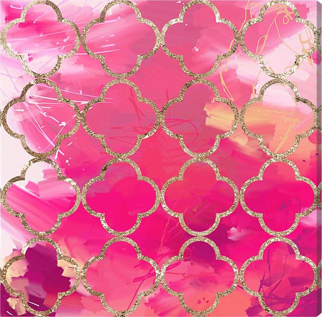 Enchanting View Pink Artwork - Thumbnail - Image 1