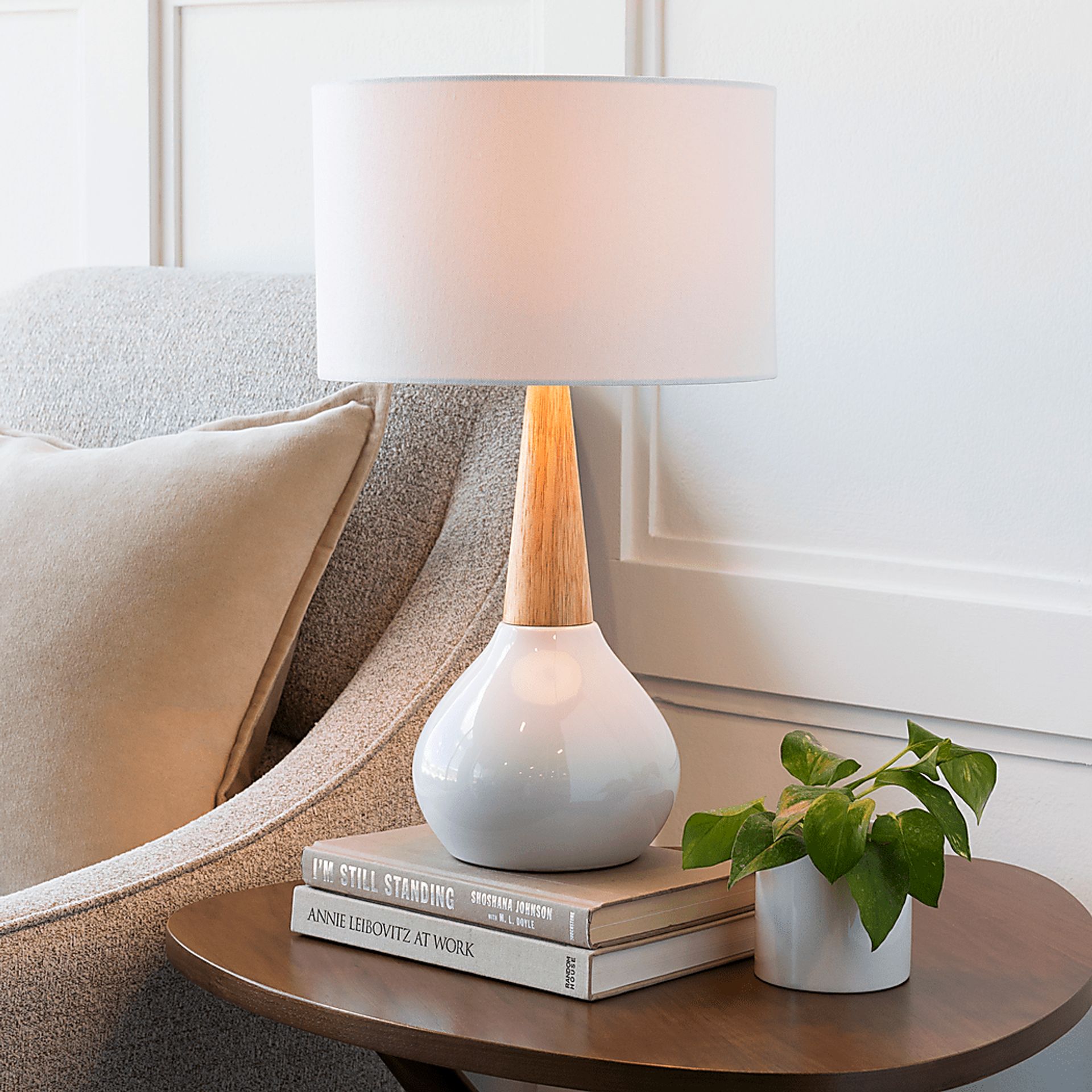 Encina Street White Lamp - Image 10