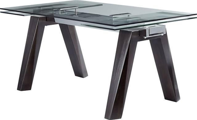 Encino Espresso Rectangle Dining Table - Thumbnail - Image 1