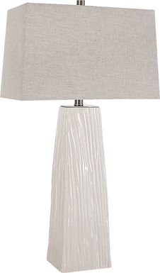Enclave Court White Table Lamp