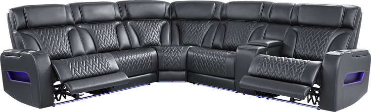 3 pc right console power sectional