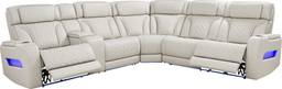 3 pc left console power sectional
