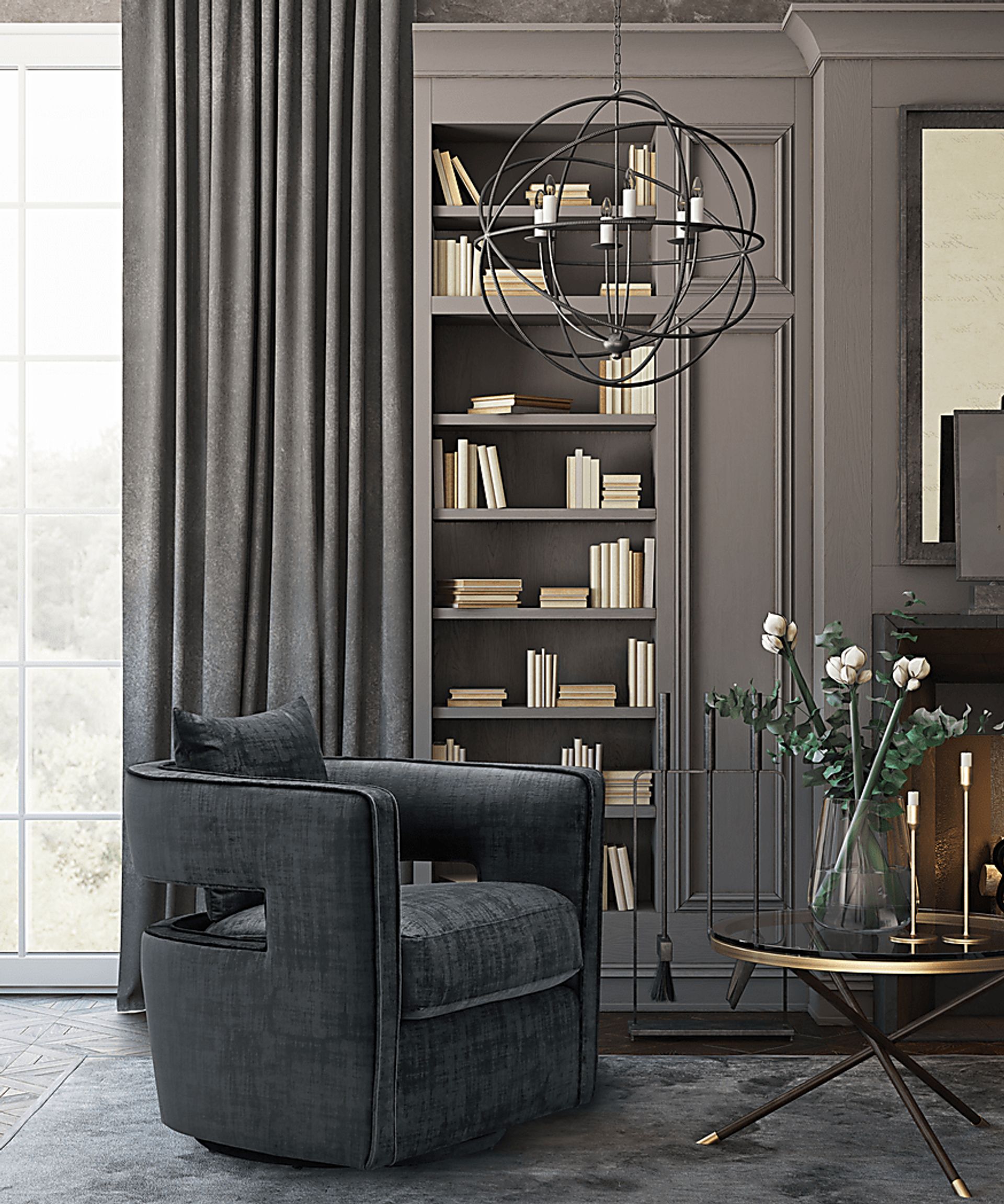 Endalyn Black Accent Chair - Image 10
