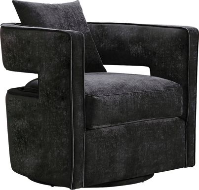 Endalyn Black Accent Chair