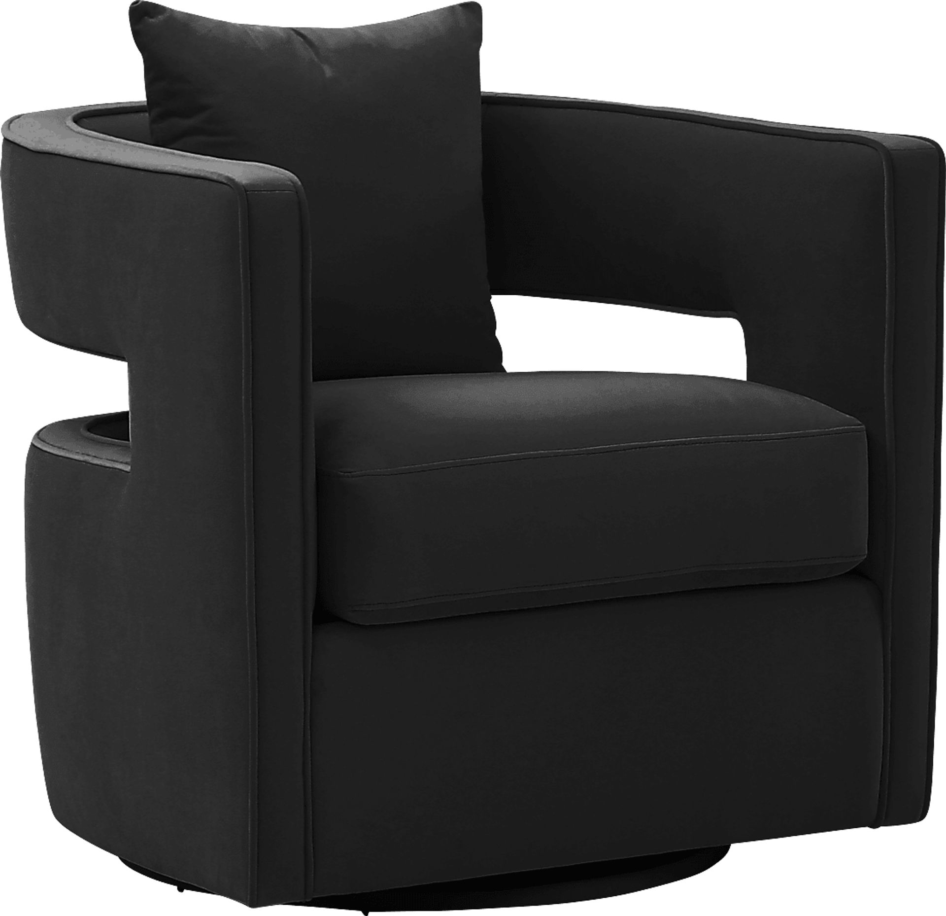 Endalyn Black Accent Chair - Image 1