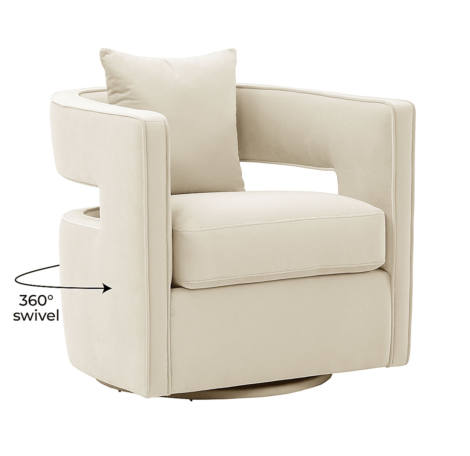 Endalyn Cream Accent Chair - Image 5
