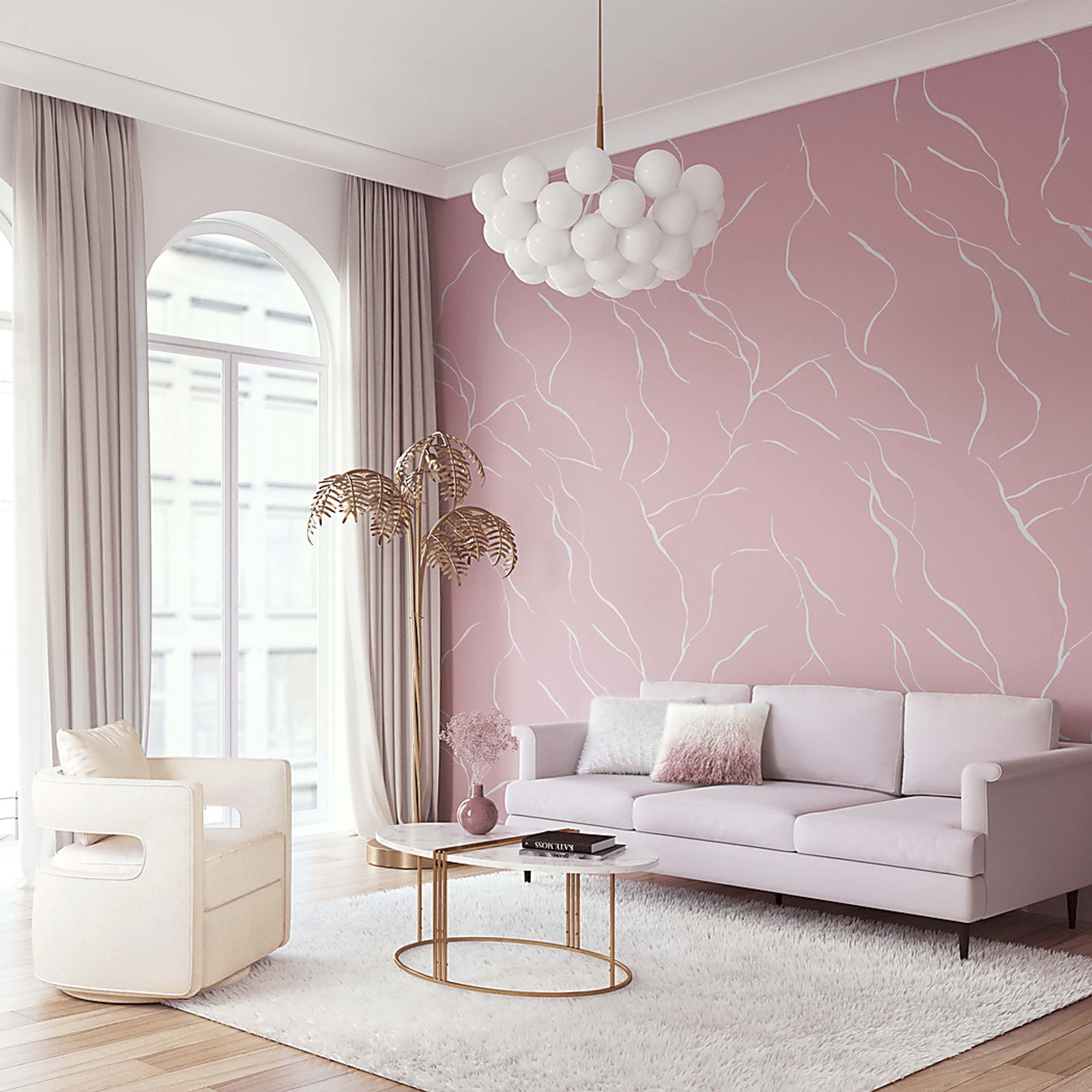 Endalyn Cream Accent Chair - Image 7