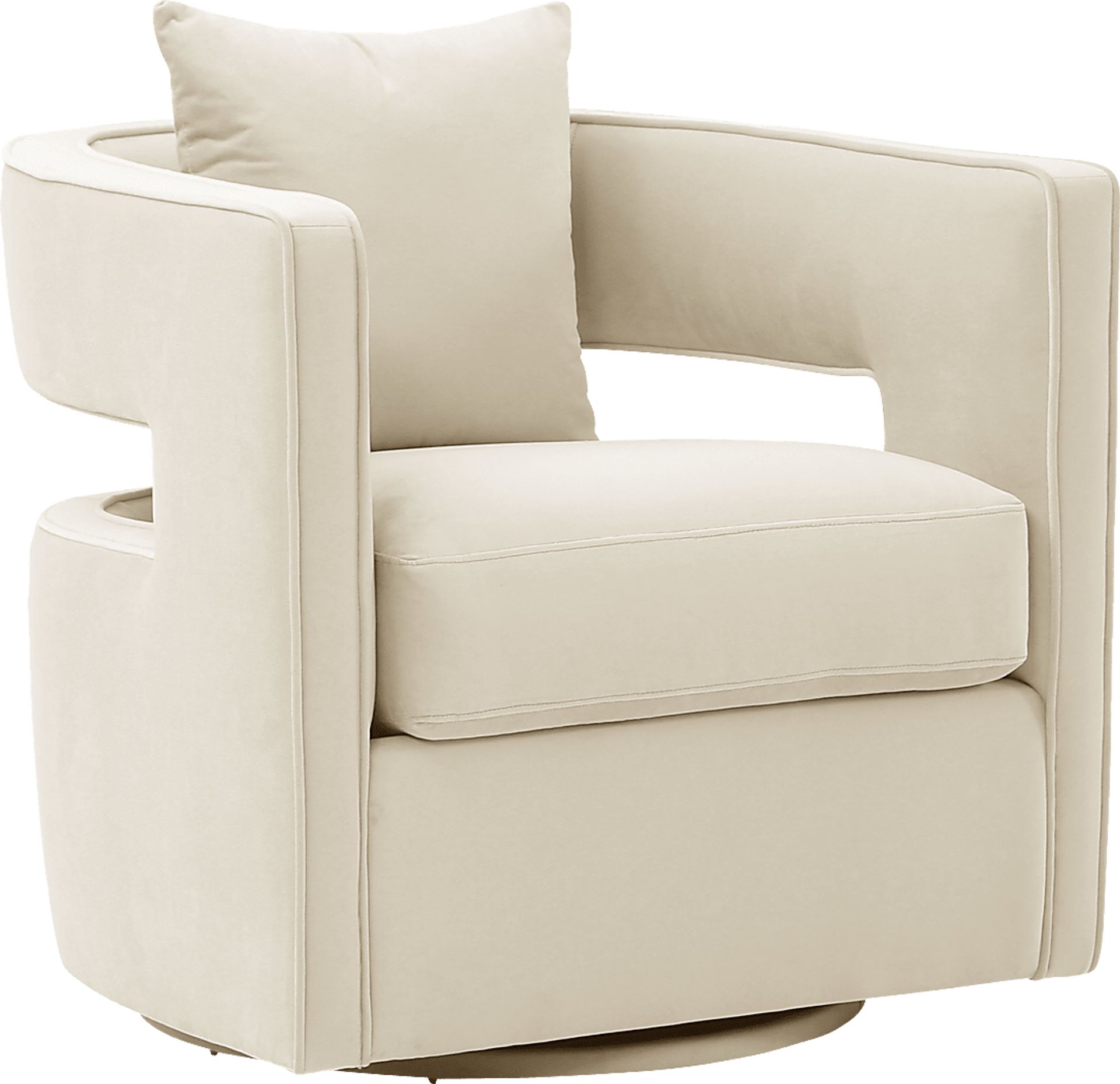 Endalyn Cream Accent Chair - Image 1