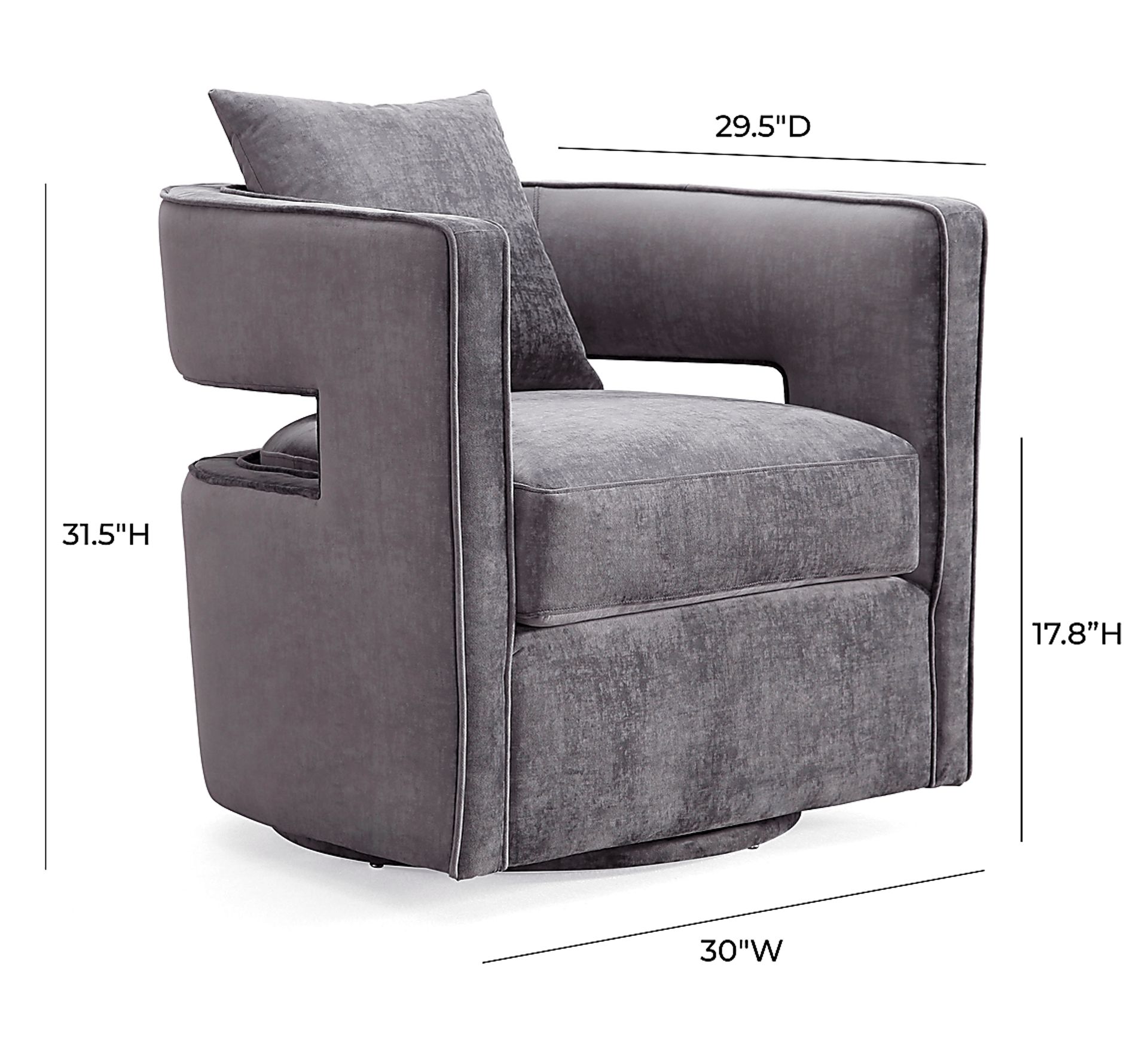 Endalyn Gray Accent Chair - Image 7